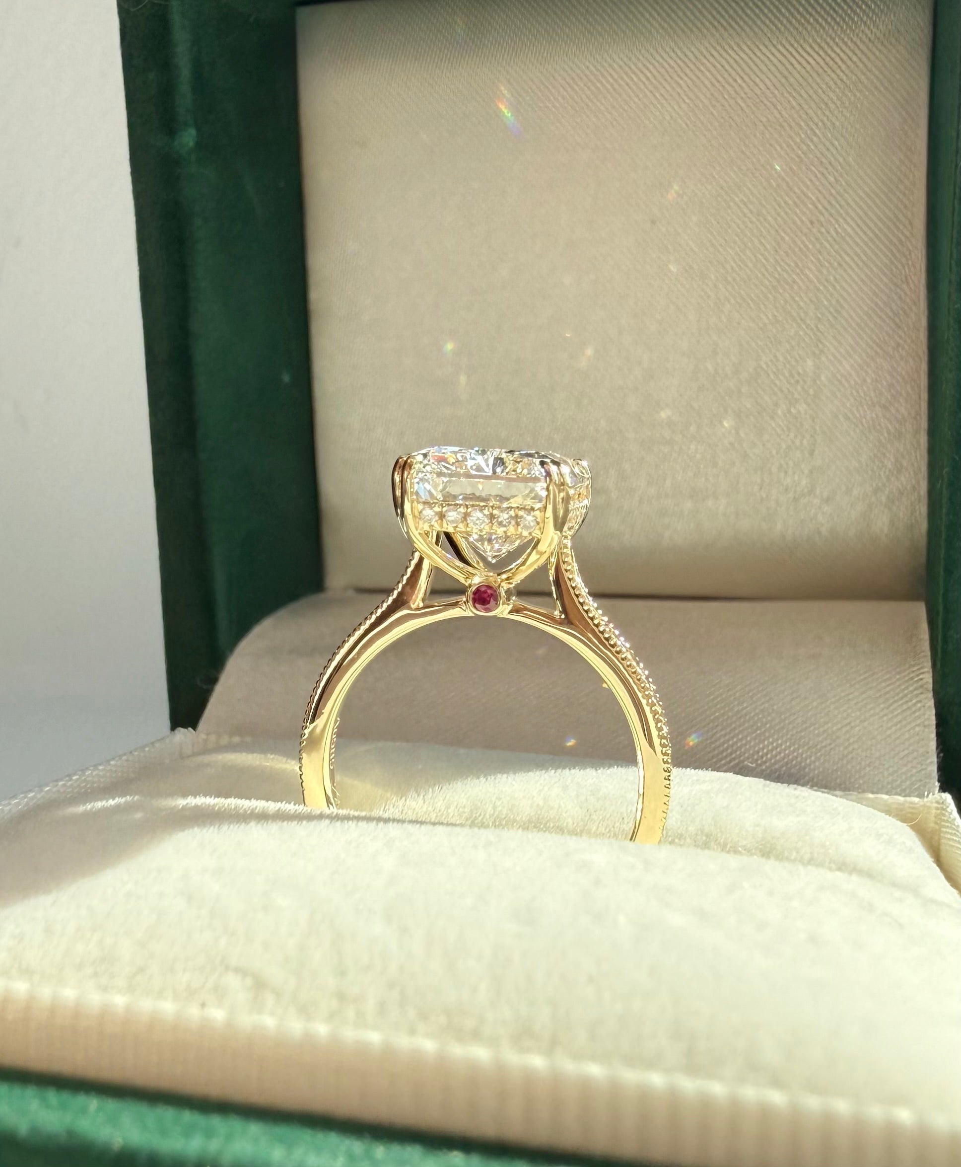 Athena - Radiant (with birthstones)